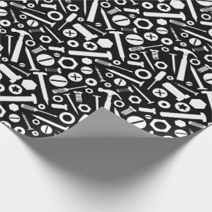 Papier Cadeau Manyman DO-IT-YOURSELF Mister Fixit Hammer Nuts Ou