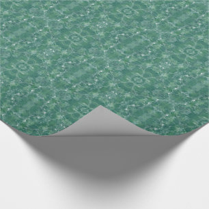 Papier Cadeau Marbre vert
