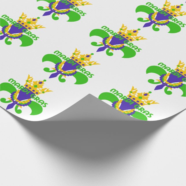 Papier Cadeau Mardi Gras (Coin)