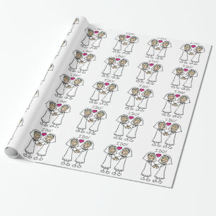 Papier Cadeau Mariage lesbien
