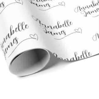 Papier Cadeau Mariage Noms des Couples Cadeau