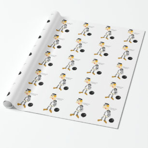 Papier Cadeau Marié avec des enfants