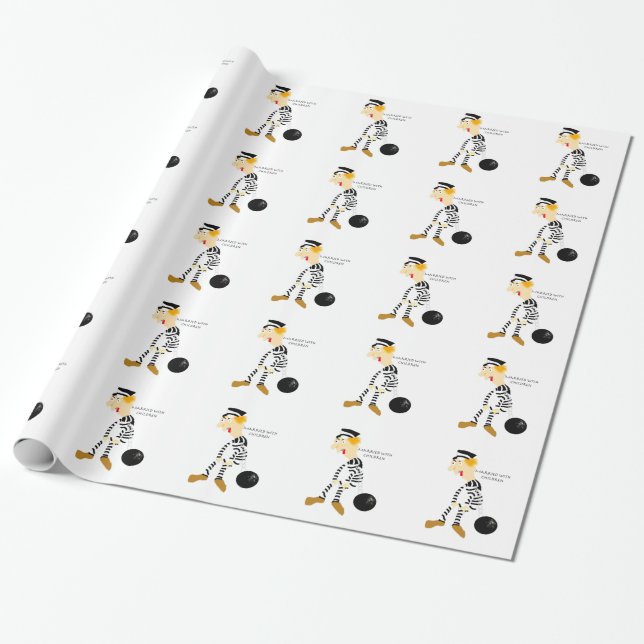 Papier Cadeau Marié avec des enfants (Déroulé)