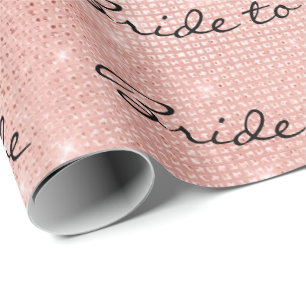 Papier Cadeau Mariée Personnalisée À Être Un Nom D'Ivoire Chatoy