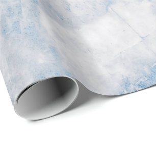 Papier Cadeau Marine Bleu Blanc Argent Gris Carrare Marbre Pierr