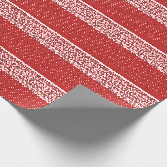 Papier Cadeau Mariusgenser Motif de Noël (Coin)