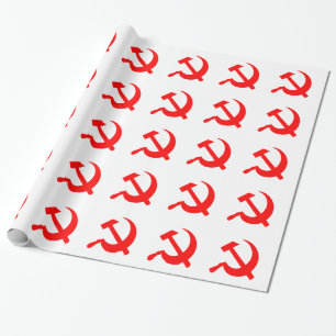 Papier Cadeau Marteau et faucille