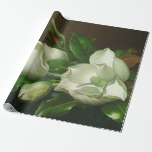 Papier Cadeau Martin Johnson Heade - Magnolias
