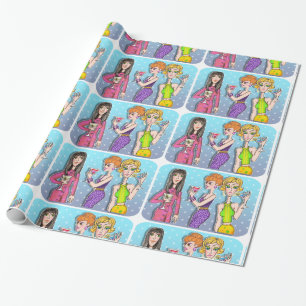 Papier Cadeau Martini Divas