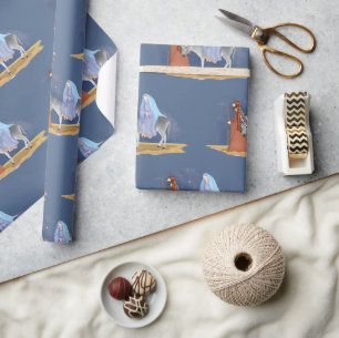 Papier Cadeau Mary et Joseph Christmas Wrapper