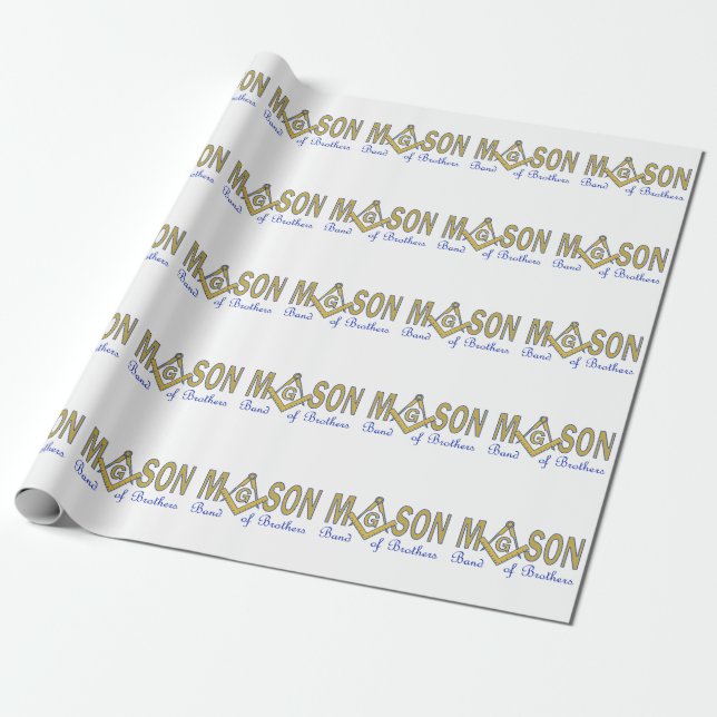 Papier Cadeau Mason (Déroulé)