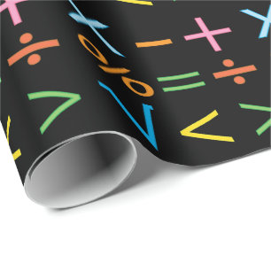 Papier Cadeau Mathématiques Symbole mathématique Math