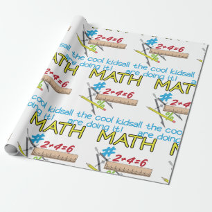 Papier Cadeau Maths