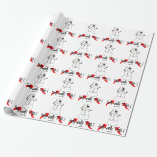 Papier Cadeau Mauvais givré