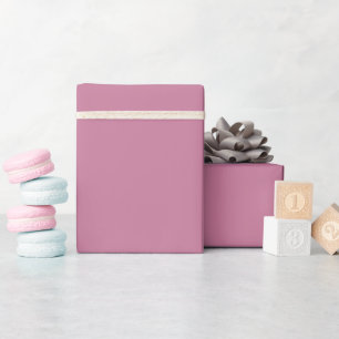 Papier Cadeau Mauve rose bouché moderne - Rouleau de papier d'en