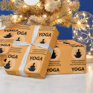 Papier Cadeau Méditation yoga Yoga