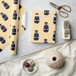 Papier Cadeau Meerkat Graduate Gown Graduate Graduate