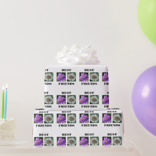 Papier Cadeau Meilleur Modèle d'images des amis