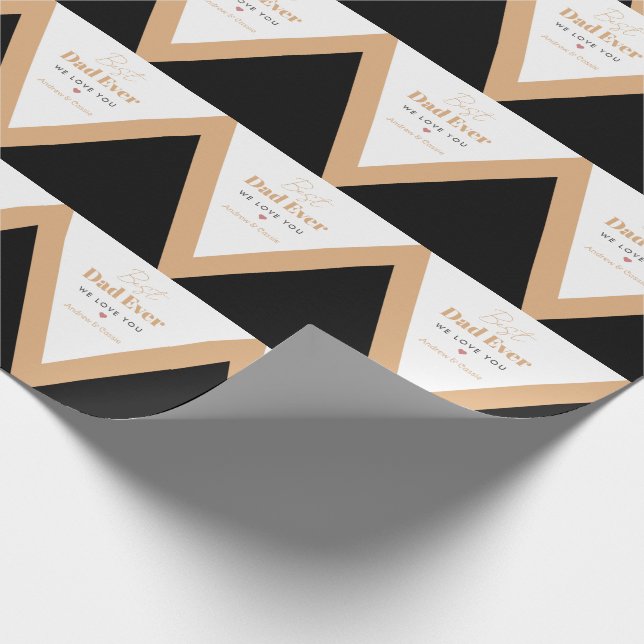 Papier Cadeau Meilleur papa (Coin)