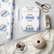 Meilleure Fête des pères papa Ever Blue Gold