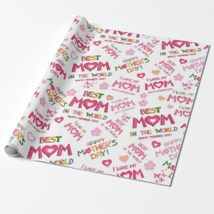 Papier Cadeau Meilleure Maman