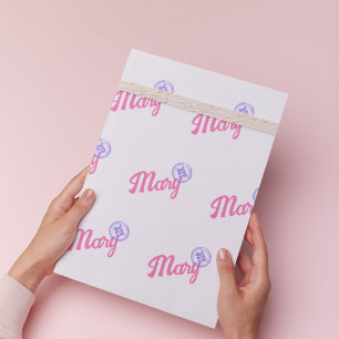 Papier Cadeau Meilleure maman jamais personnalisée Fête des mère