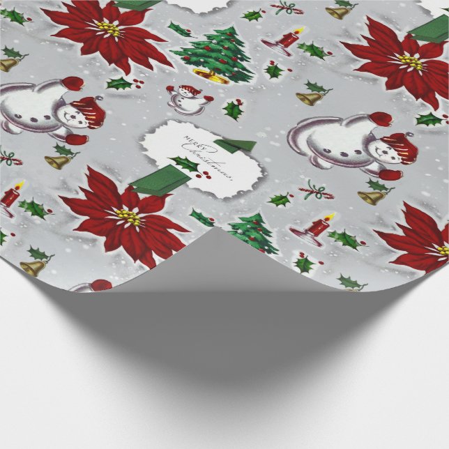 Papier Cadeau Mélange de papier d'enveloppement moderne mi-siècl (Coin)