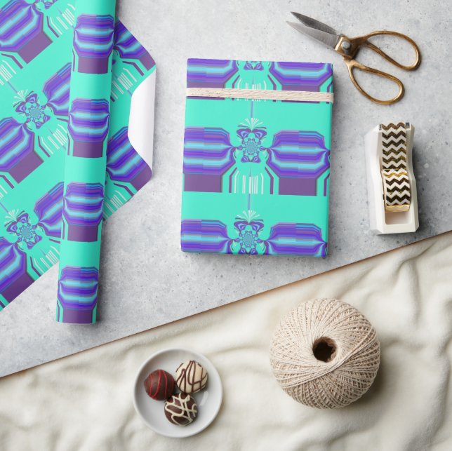 Papier Cadeau Mélange violet Hakuna Matata (Artisanat)