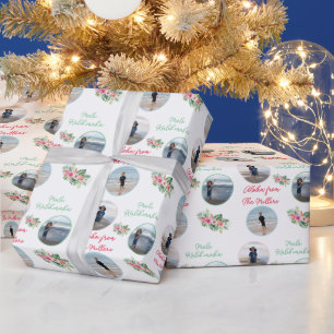 Papier Cadeau Mele Kalikimaka Custom 3 Photo Noël