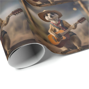 Papier Cadeau Mélodies de la Savanna A Meerkat Guitar Serenade,