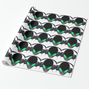 Papier Cadeau Mélomane étranger DJ - cétacé lisse