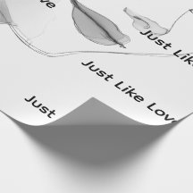 Papier cadeau MemoryUs – modèle Just Like Love