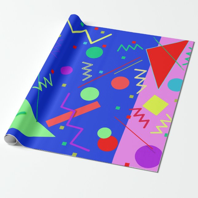 Papier Cadeau Memphis n° 53 (Déroulé)