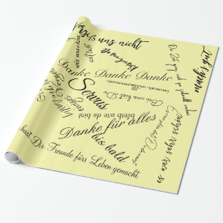 Papier cadeau Merci d'avoir dit au revoir
