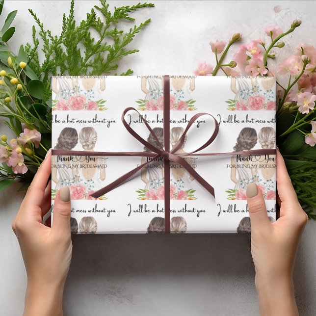 Papier Cadeau Merci d'être ma servante (Créateur téléchargé)