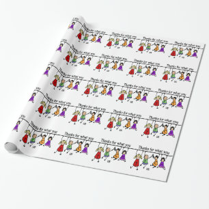 Papier Cadeau Merci pour ce que vous enseignez US Fun Teacher ar