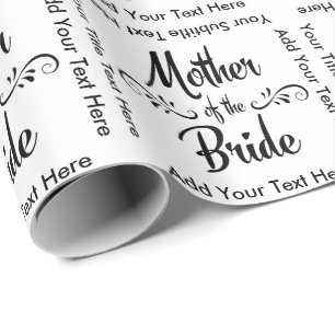 Papier Cadeau Mère de la jeune mariée - dîner drôle de