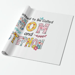 Papier Cadeau Mère Maman Et StepMom Anniversaire