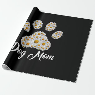 Papier Cadeau Mère Meilleur Chien Maman Jour d'anniversaire