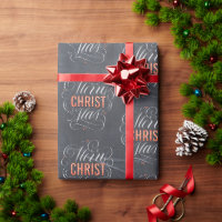 Merry CHRISTmas Chalk Christian Christ Calligraphi
