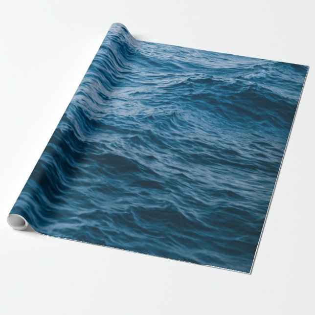 Papier Cadeau Merveilleuses vagues de la mer | Meilleur cadeau p (Déroulé)