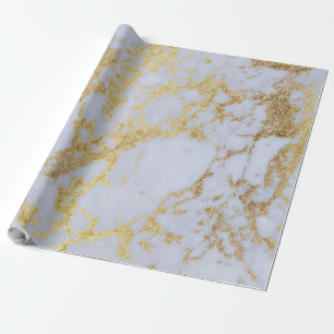 Papier Cadeau Merveilleux marbre de parties scintillant moderne 