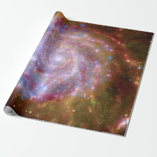 Papier Cadeau Messier 101 Spiral Galaxy - Télescope Hubble Photo