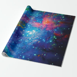 Papier Cadeau Messier 42 nébuleuse d'Orion infrarouge photo spat