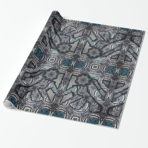 Papier Cadeau Métal vivant gris no 2
