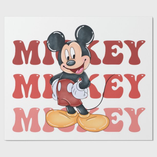 Papier Cadeau Mickey Mouse (Plat)