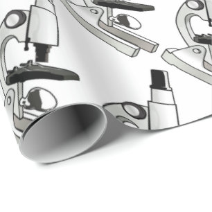 Papier Cadeau Microscope