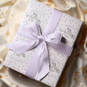 Papier Cadeau Mignet Purple Éffrayant Mignet Baby shower octobre