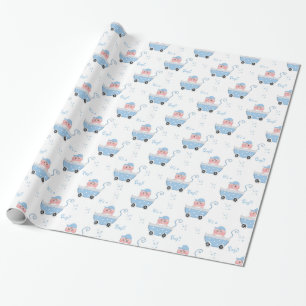 Papier Cadeau Mignon c'est un papier d'emballage de baby shower