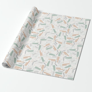 Papier Cadeau mignon couteaux de chef motif